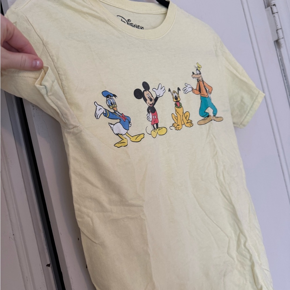 Mickey and Friends Disney Yellow Tshirt - Picture 2 of 4